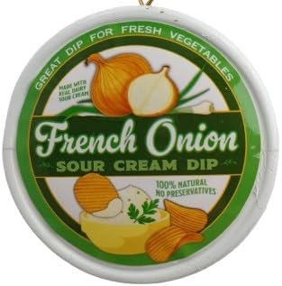 OnHoliday Carton Tub Cup French Onion Sour Cream Dip Hanging Ornament