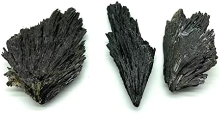 3pc Natural Crystal Black Kyanite Stones for Home Decoration