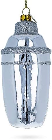 Bar Cocktail Shaker Glass Christmas Ornament 1