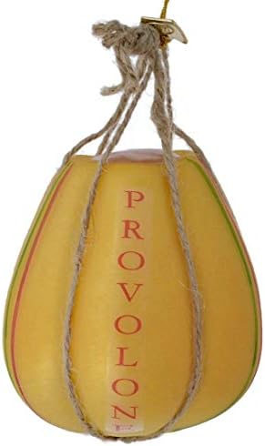 Kurt Adler Noble GEMS Glass Cheese Ornament Set of 3