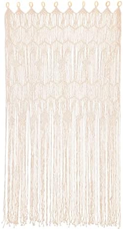 Boho Macrame Curtain 2 Panels 3346 x 7874 Inches