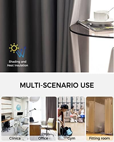 Falaniique Japanese Noren Door Curtain 42x84 Blackout Thermal Insulated Privacy Divider