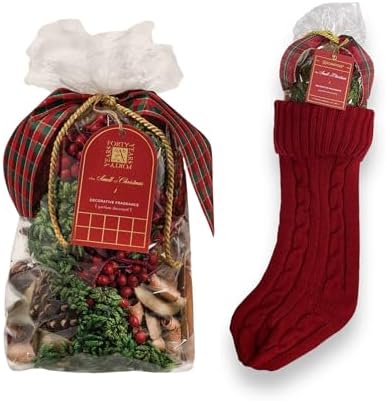 Speedy Imprints Aromatique Christmas Potpourri Bag 7oz with Bonus Stocking