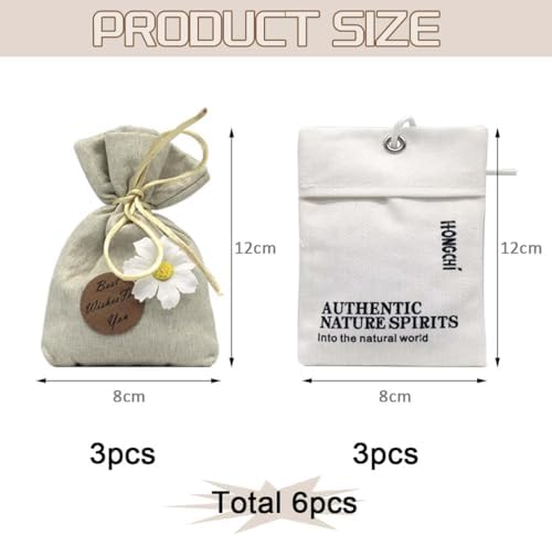 Home Refillable Fragrance Sachets 6-Pack Lavender Freesia