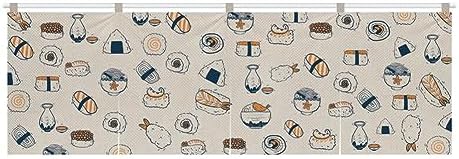 Japanese Sushi Bar Noren Door Curtain - 120cm x 45cm Panel