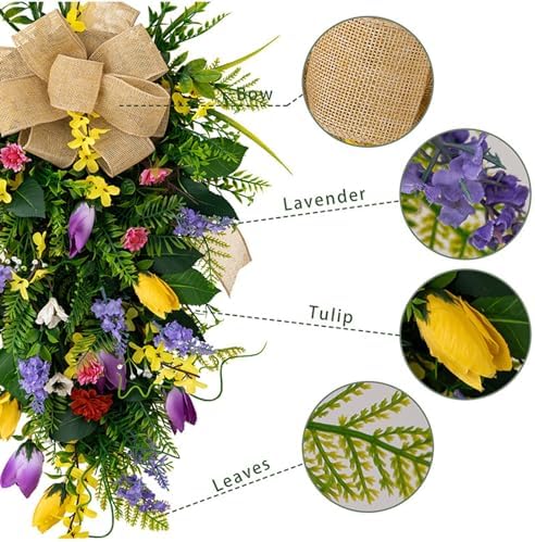 Menolana Wedding Swag Front Door Wreath 65x42cm
