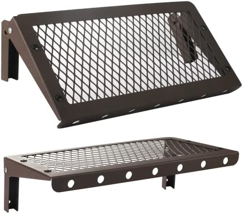 Modern Floating Shelves Set of 2 with Hooks and Storage