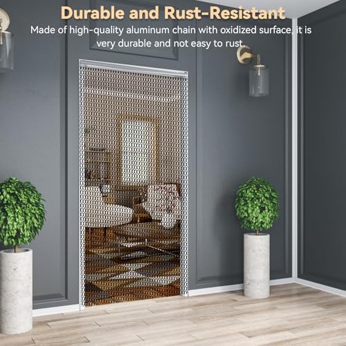 Durable Aluminium Chain Door Curtain with Insect Control
