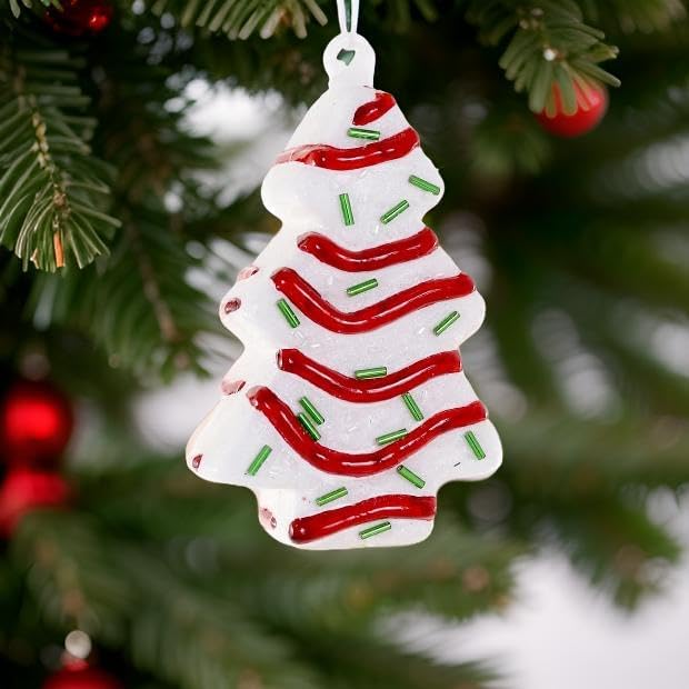 Bridge Collection Christmas Tree Snack Cake Ornament