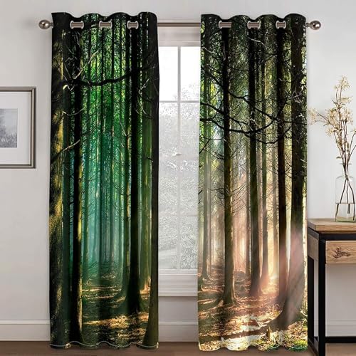 Homxi Blackout Thermal Curtains 2 Panels Set