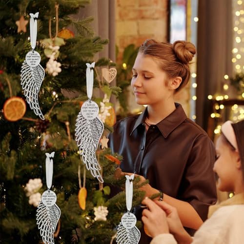 GTYRERO Memorial Christmas Angel Wings Ornament
