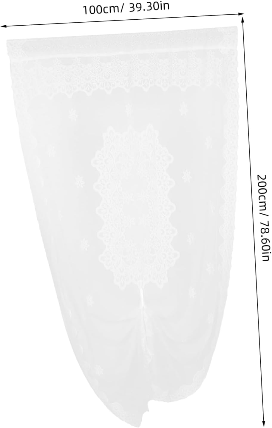PRETYZOOM Boho Style Sheer Drapes for French Doors