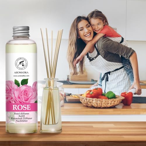 Rose Reed Diffuser Refill - 200ml Natural Fragrance