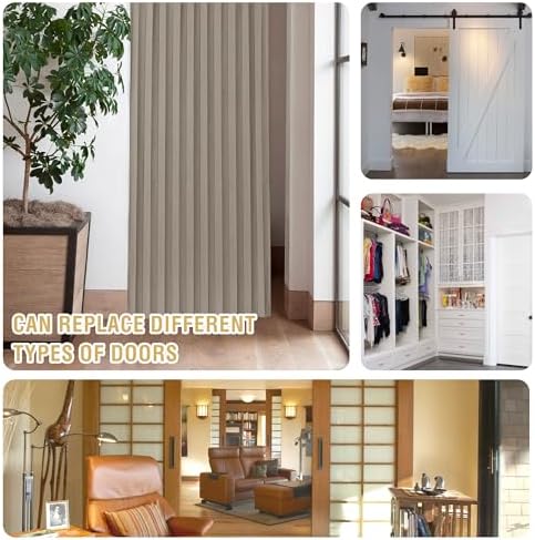 HVERSAILTEX Blackout Linen Curtain 1 Panel Heather Taupe