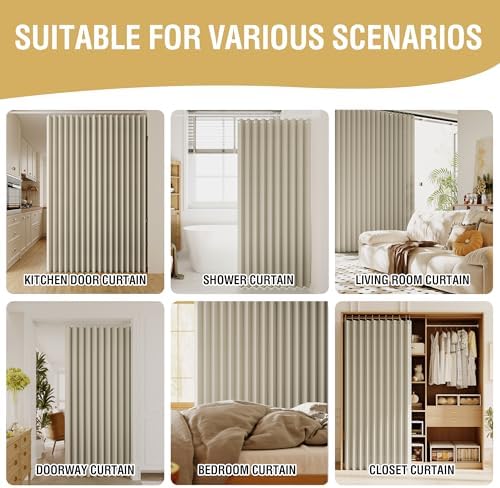 HVERSAILTEX Blackout Linen Curtain Panel 100x78