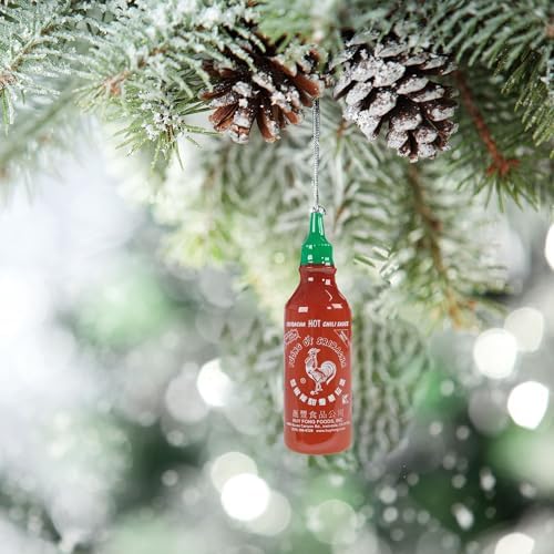 Sriracha Christmas Tree Ornament Set