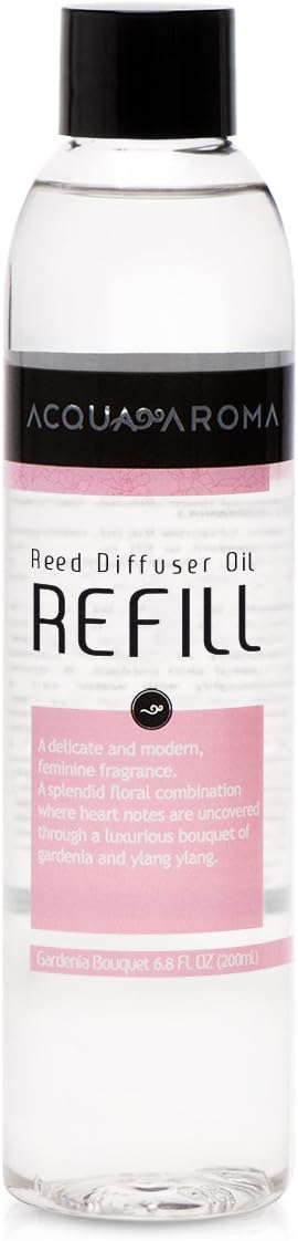 Acqua Aroma Gardenia Bouquet Reed Diffuser Oil Refill