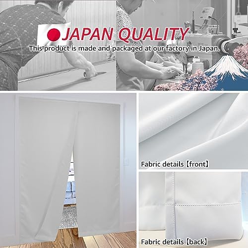 Thermal Insulated Noren Door Curtain for Privacy and Light Blocking