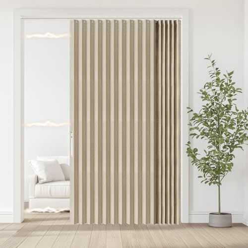 Jilron Blackout Door Curtain Linen Style