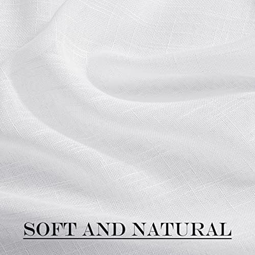 NICETOWN Sheer Door Curtain with Tieback 36W x 80L