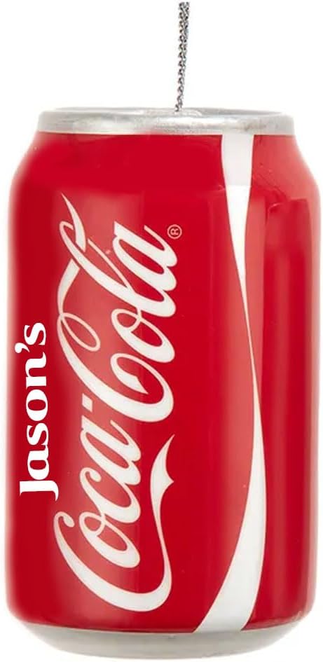 Coca-Cola Christmas Ornament with Custom Name