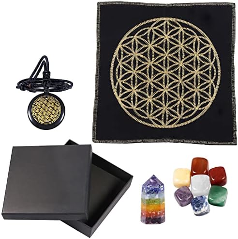 Rockcloud Healing Stone Totem Energy Mat Meditation Kit for Beginners