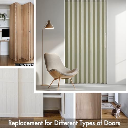MIULEE Magnetic Door Curtains with Folding Design