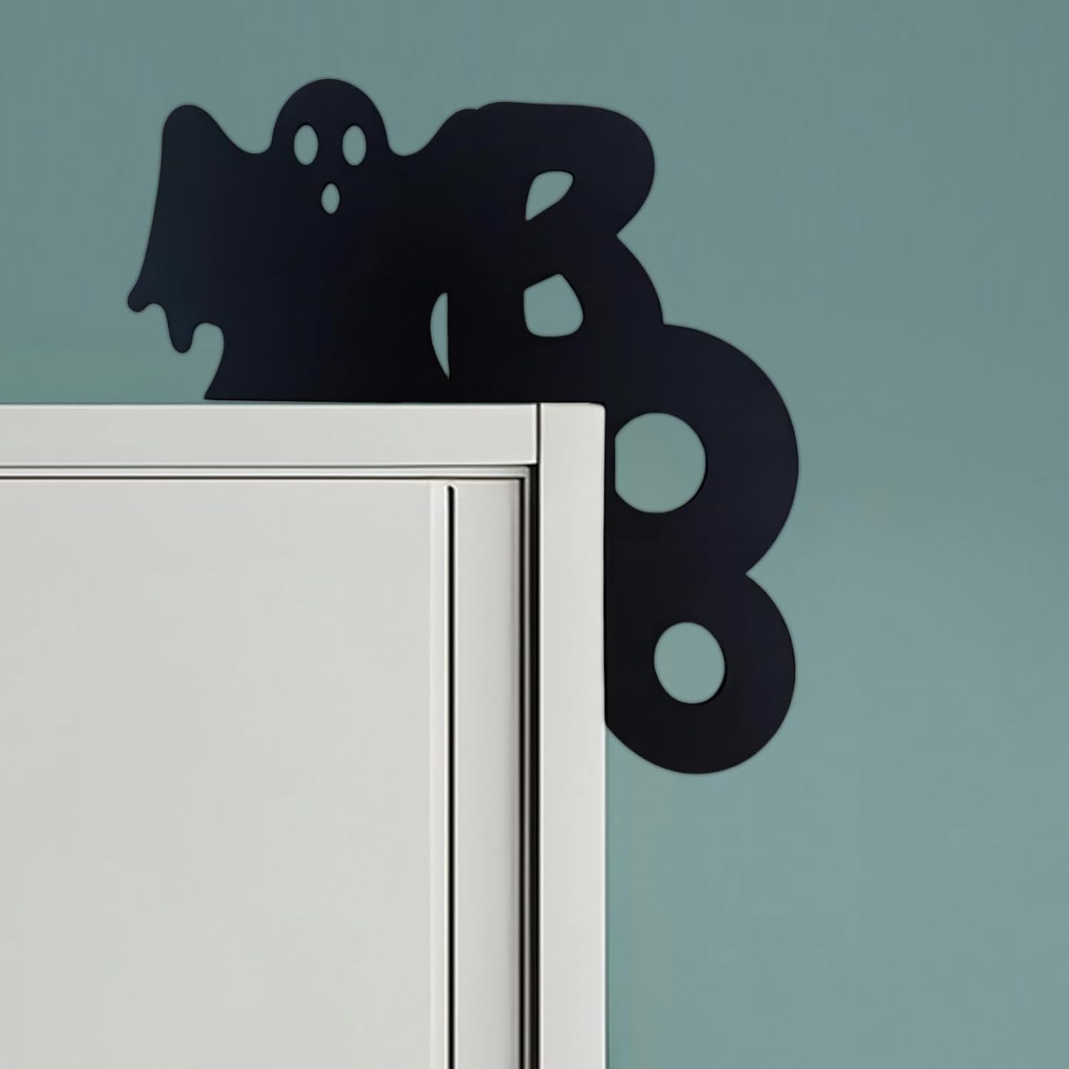 Halloween Door Topper with Spider and Witch