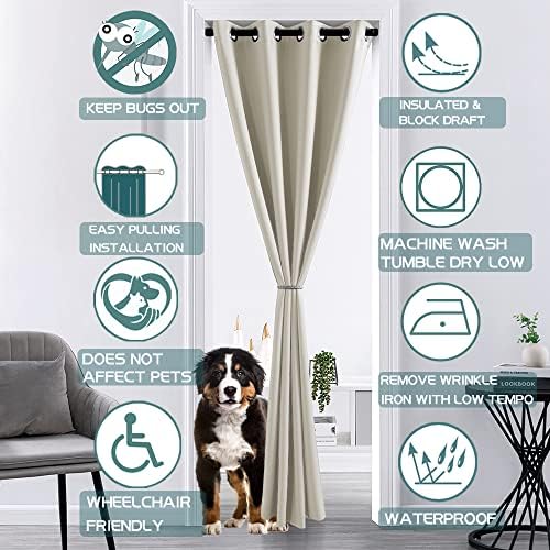 XISUNYA Door Curtain for Privacy and Style