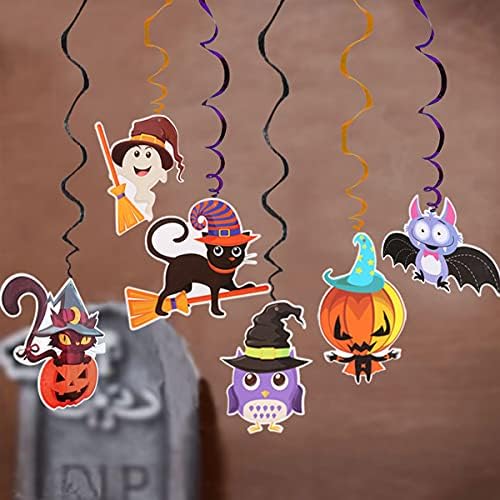 Annymall Halloween Ceiling Hanging Decorations 6PCS