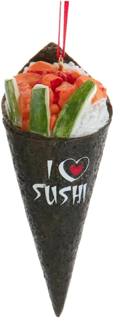 The Bridge Collection Sushi Roll Christmas Ornament
