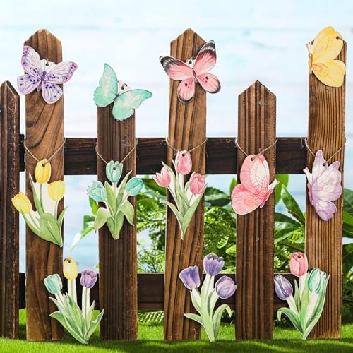 Wenqik 36 Piece Spring Decor Set Butterfly Design