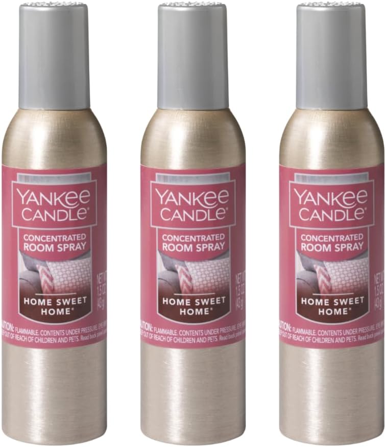 Yankee Candle Concentrated Room Spray Home Sweet Home 15 OZ Pack of 3