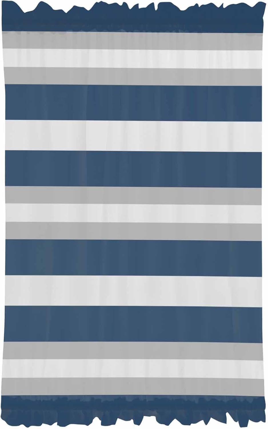 Door Curtains for Privacy 54x40 Sheer Panel with Tiebacks
