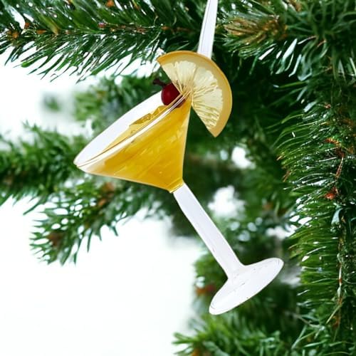 Kurt Adler Tropical Drink Glass Ornament 55 Inch
