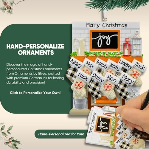 Personalized Baker Christmas Ornament 2024