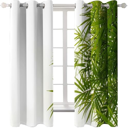 Homxi Balcony Curtains Set of 2 Blackout Drapes