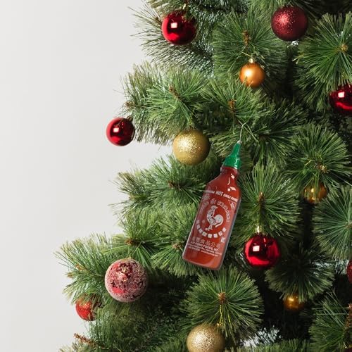 Sriracha Christmas Tree Ornament Set