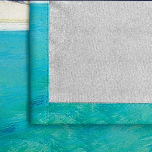 Coconut Tree Curtains Set 2 Panels Blackout Kitchen Bedroom