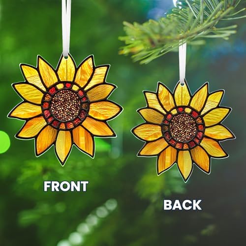 Sunflower Christmas Ornaments 2025 for Tree Decorations