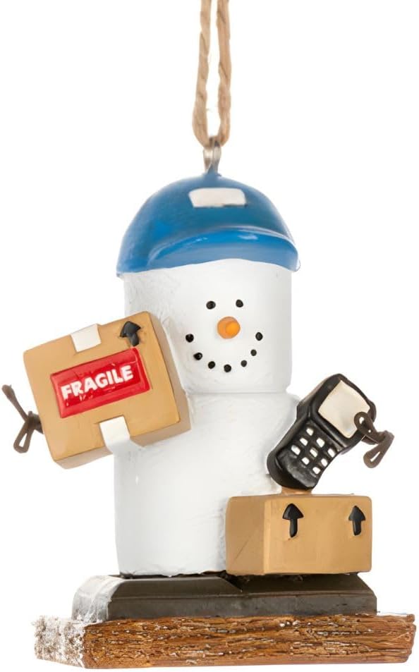 Ganz S Mores Delivery Driver Ornament