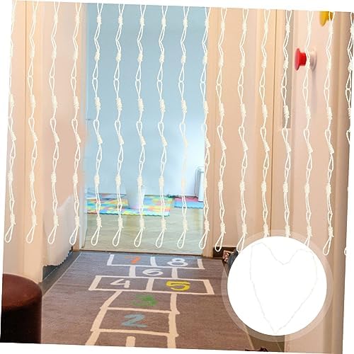 PRETYZOOM Curtains Divider Fringe 10pcs Doorway Decorative Panel