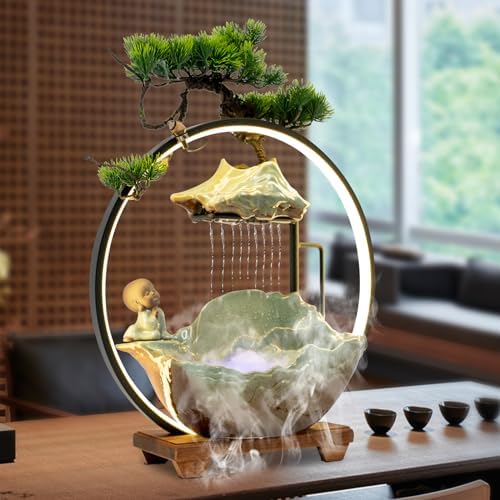Modern LED Incense Burner Fountain 157X47X163 Inch Desk Water Feature
