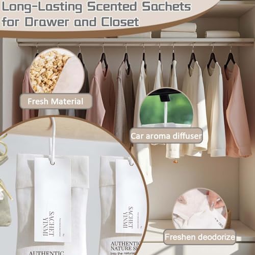 Home Refillable Fragrance Sachets 6-Pack Lavender Freesia