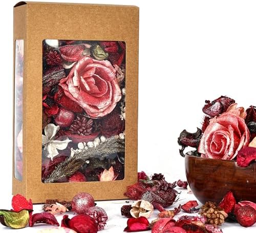 Natriel Citronella Potpourri Natural Fragrance Box Red