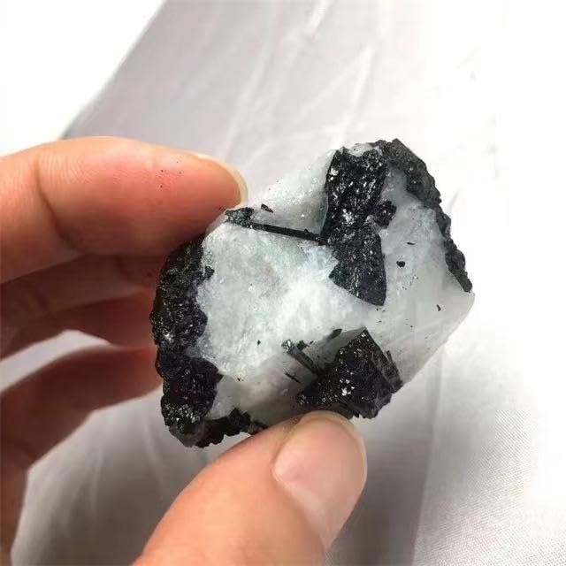 Wholesale Natural Healing Black Rutilated Crystal Stones 3pc