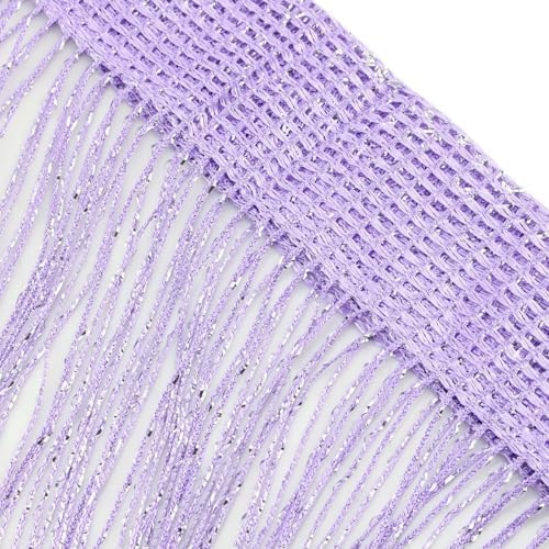 1x2M Door String Curtain with Silver Tassel