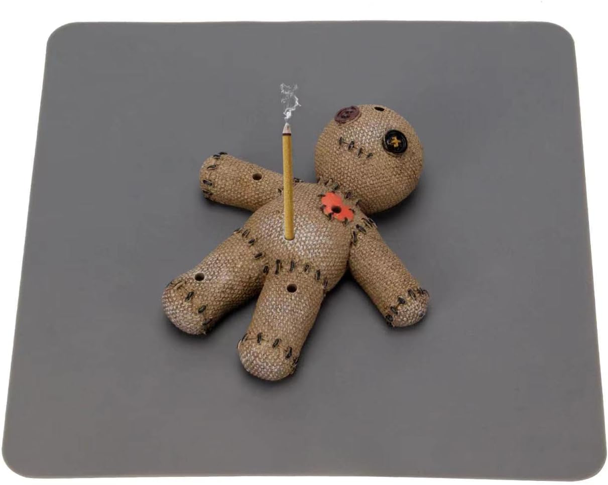Voodoo Doll Incense Holder with Ash Catcher