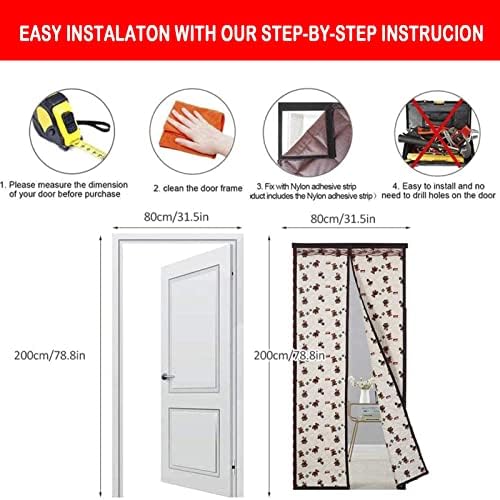 Winter Thicken Cotton Room Divider Curtain Panel
