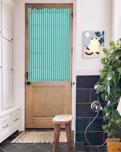 Modern Striped French Door Curtain 54W x 40L